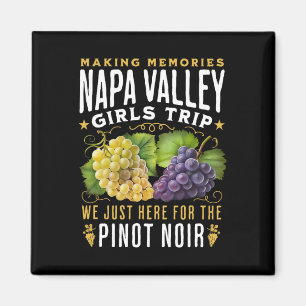 Imán Giras de chicas del Valle de Napa por el país del