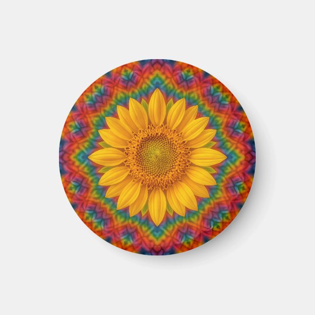 Imán Girasol Caleidoscopio (Frente)