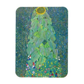 Imán Girasol de Klimt, flores antiguas Art Nouveau