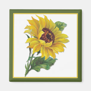 Imán Girasol dorado