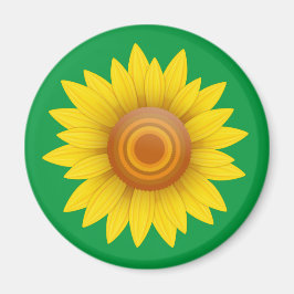Imán Girasol en verde