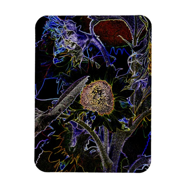 IMÁN GIRASOLES (Vertical)