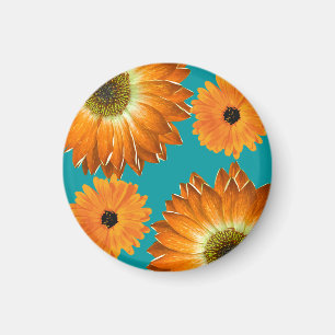 Imán Girasoles elegantes