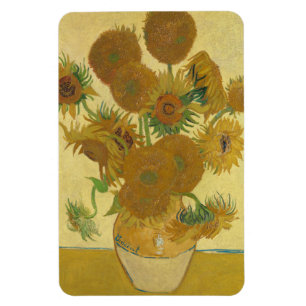 Imán Girasoles, pintura al óleo de naturaleza muerta, V