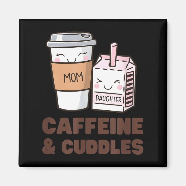 Imán Girls Caffeine &amp; Cuddles Twinning Coffee Juice (Frente)