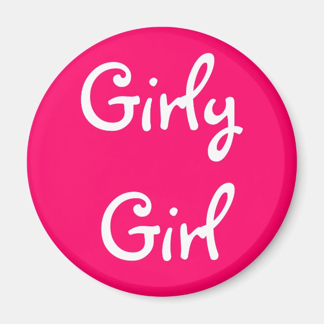 Imán Girly Girl (Frente)