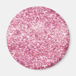 Imán Girly Pink Purpurina Confetti