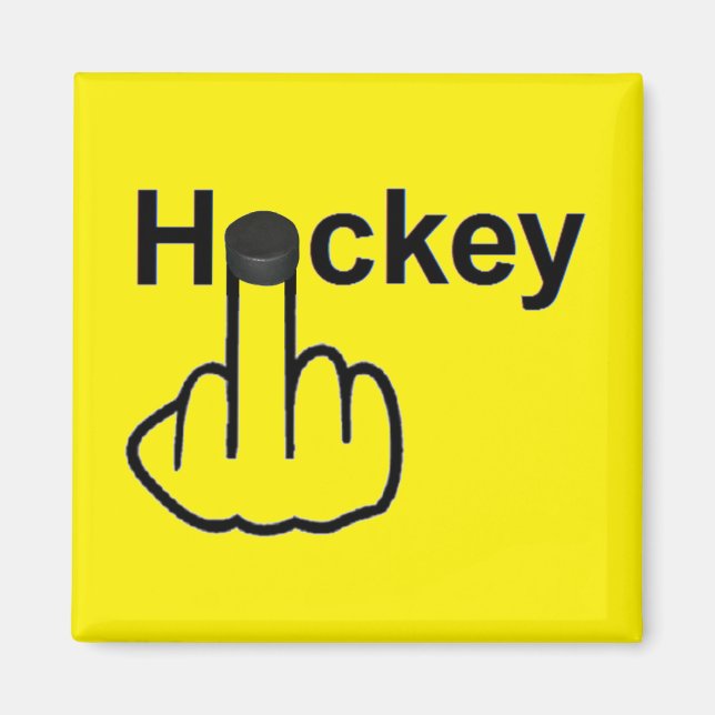 Imán Giro de hockey sobre imanes (Frente)