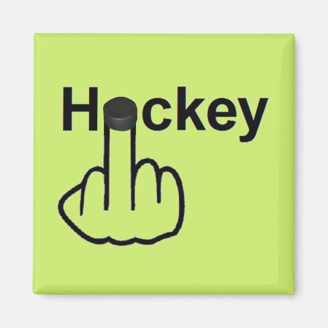 Imán Giro de hockey sobre imanes (Frente)