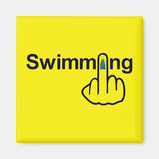 Imán Giro de natación magnético (Frente)