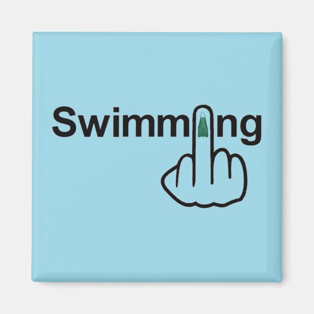 Imán Giro de natación magnético (Frente)