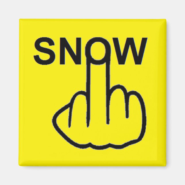 Imán Giro de nieve magnética (Frente)