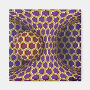 Imán Giro de rotación de dibujo de truco de ilusión ópt