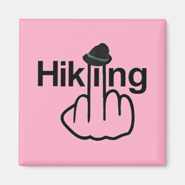 Imán Giro de senderismo por imanes (Frente)