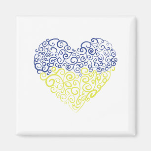 Imán Giro espiral mehandi corazón Colores de la bandera