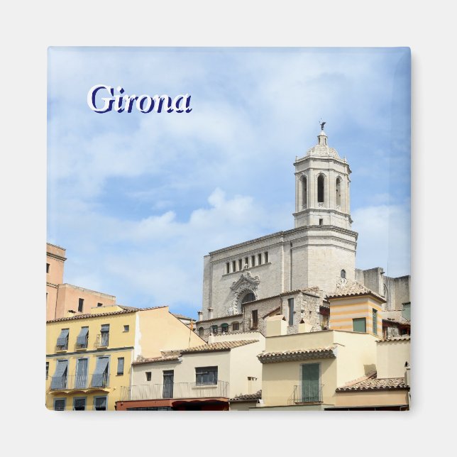 Imán Girona (Gerona) Magnet (Frente)