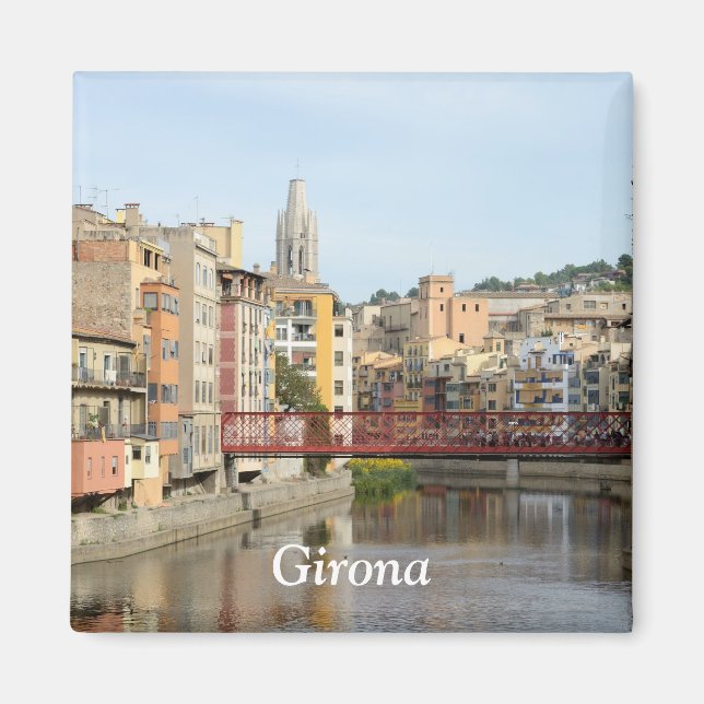 Imán Girona (Gerona) Magnet (Frente)