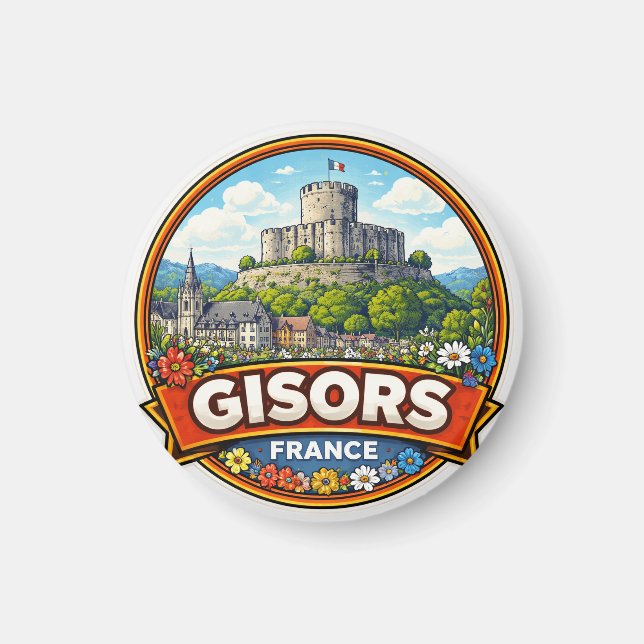 Imán Gisors Francia  (Frente)