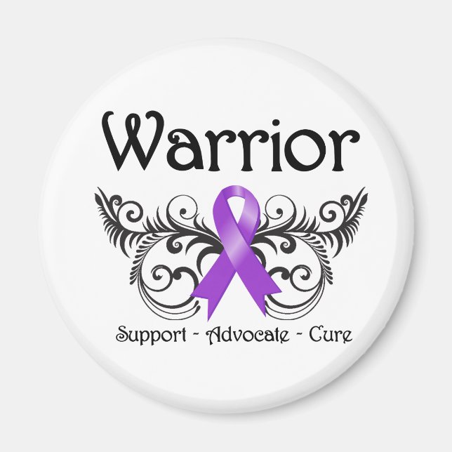 Imán GIST Cancer Warrior Scroll (Frente)