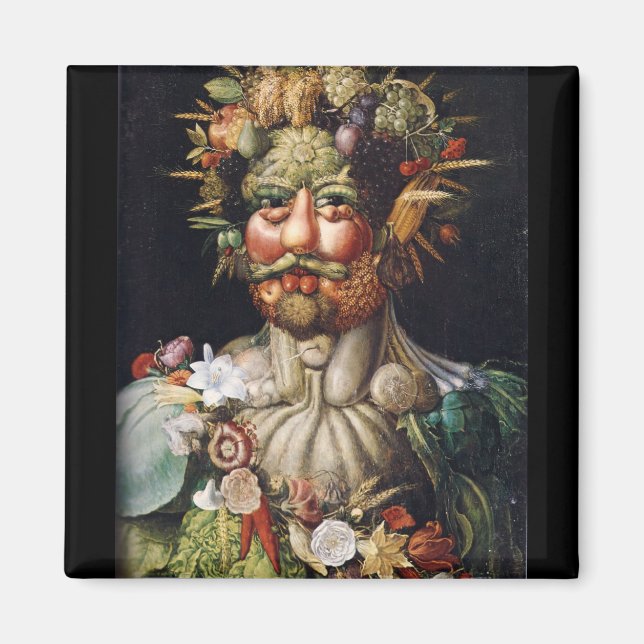 Imán Giuseppe Arcimboldo Hombre Verduras (Vertumnus) (Frente)