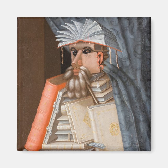 Imán Giuseppe Arcimboldo - La bibliotecaria (Frente)