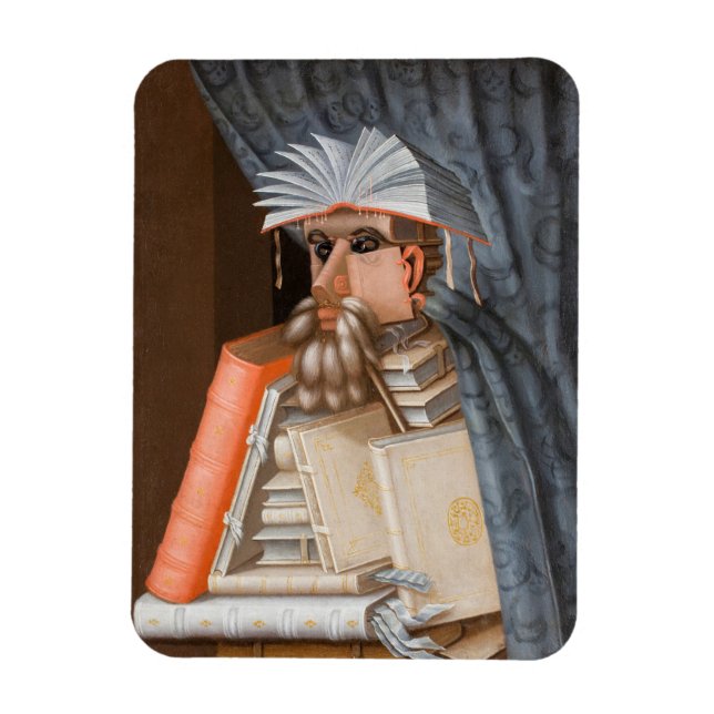 Imán Giuseppe Arcimboldo - La bibliotecaria (Vertical)