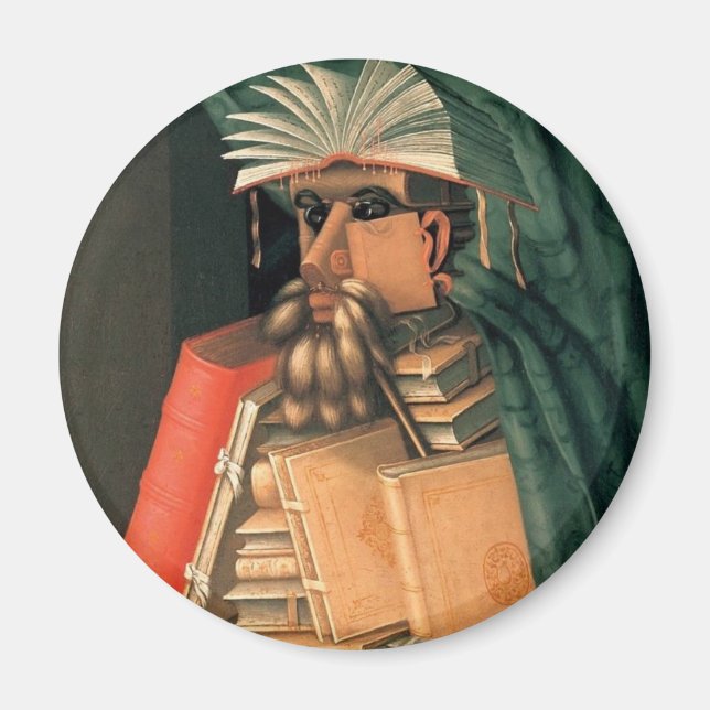 Imán Giuseppe Arcimboldo - La bibliotecaria (Frente)