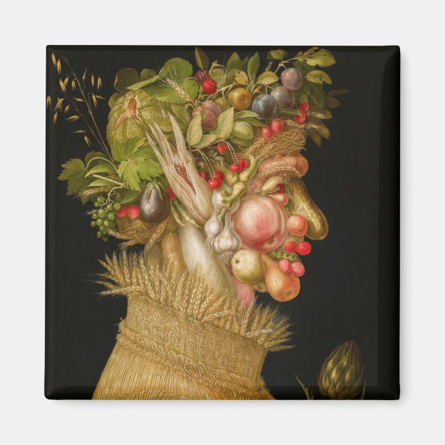 Imán Giuseppe Arcimboldo - Verano (Frente)