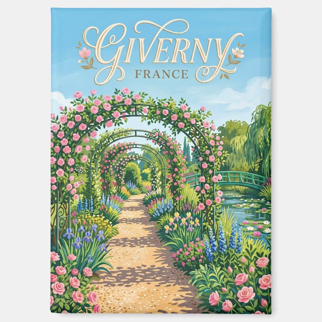 Imán Giverny Francia (Anverso)