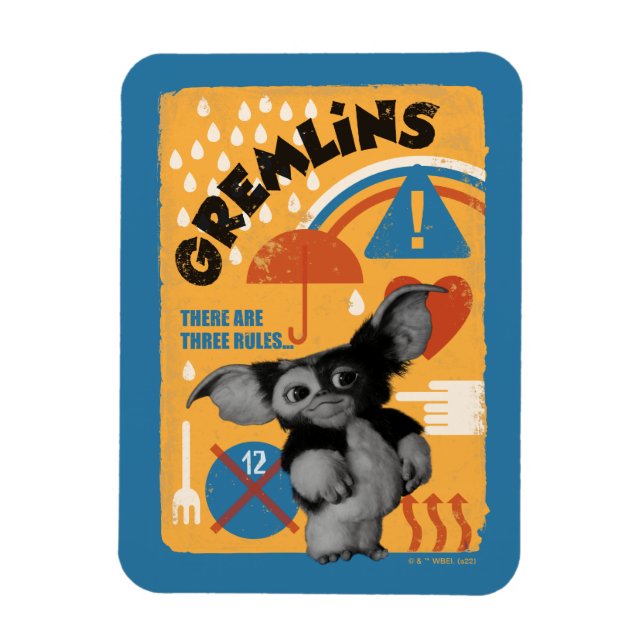 Imán Gizmo | Hay Tres Reglas (Vertical)