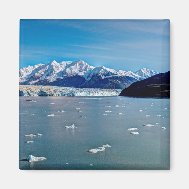 Imán Glaciar Hubbard, Alaska Magnet (Frente)