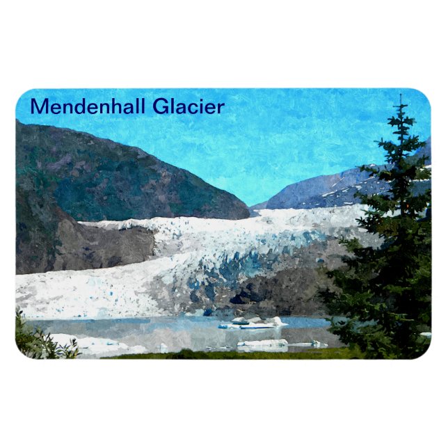 Imán Glaciar Mendenhall (Horizontal)