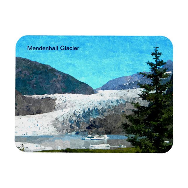 Imán Glaciar Mendenhall (Horizontal)
