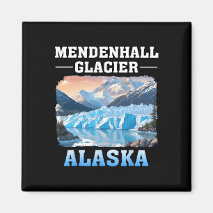 Imán Glaciar Mendenhall Alaska Senderismo Camping Exter