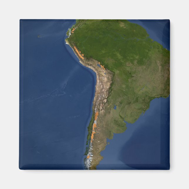Imán Glaciares de regiones de Sudamérica (Frente)