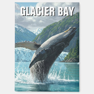 Imán Glacier Bay Humpback Whale Breaking Alaska Travel