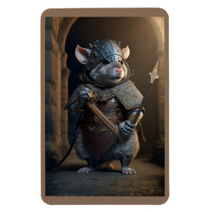 Imán Gladiador medieval Rat Magnet