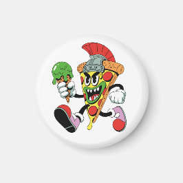 Imán Gladiator Pizza Slice Italiano Brainrot