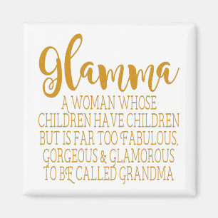 Imán Glamma - abuela fabulosa