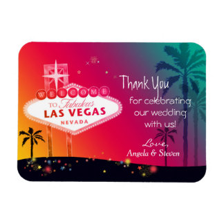 Imán Glamuroso Boda de Las Vegas Gracias