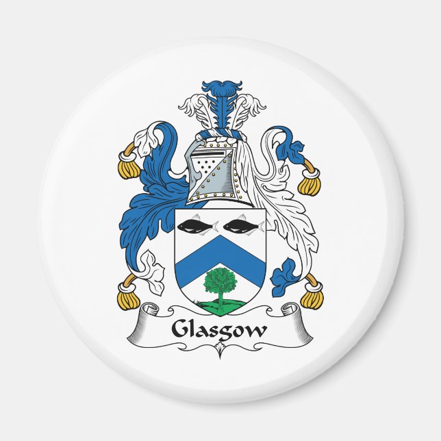 Imán Glasgow Family Crest (Frente)