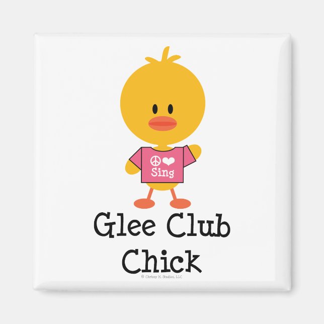 Imán Glee Club Chick Magnet (Frente)