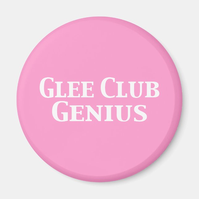 Imán Glee Club Genius Gifts (Frente)