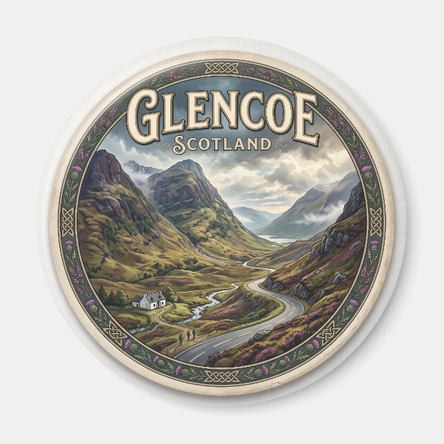 Imán Glencoe Escocia (Frente)