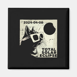 Imán Gles Total Eclipse Solar Abril 8 2024 Totalidad