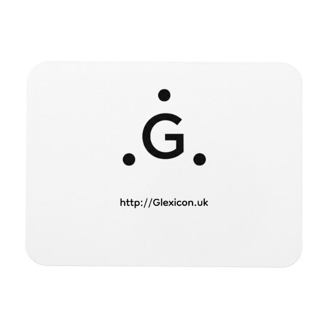 Imán Glexicon UK Foto  (Horizontal)