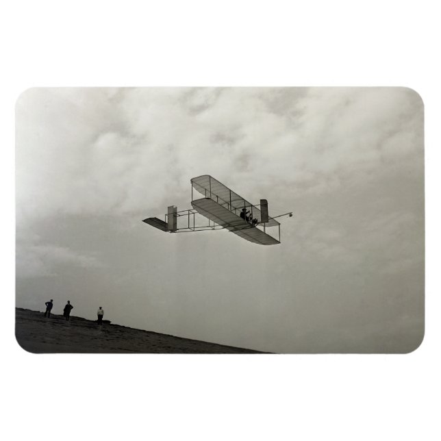 Imán Glider Test Flight Aviation Wright Brothers (Horizontal)