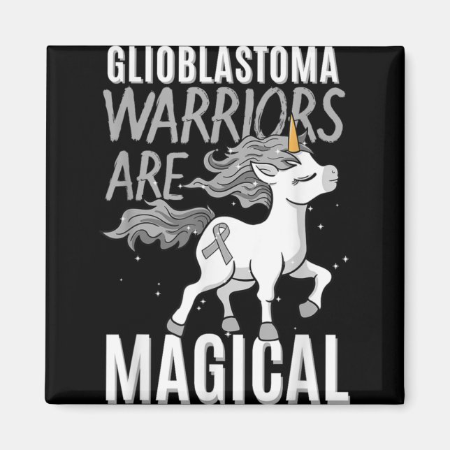 Imán Glioblastoma Multiforme Warrior Grade Iv Astrocyto (Frente)