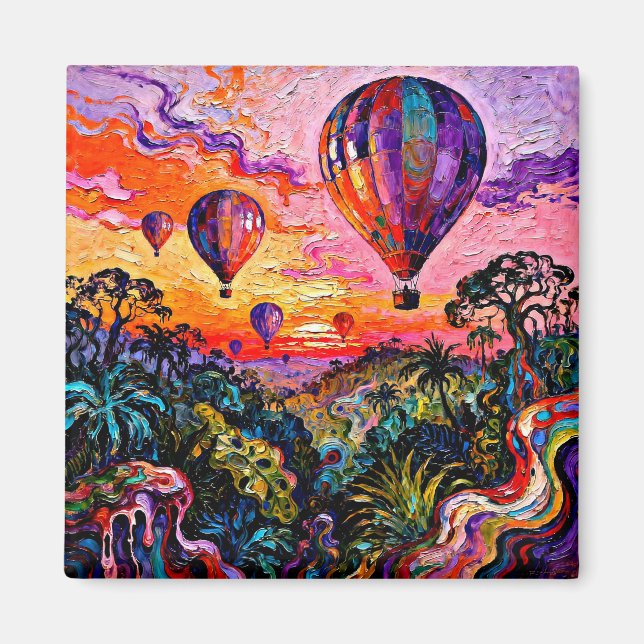 Imán Globo al amanecer 1 (Frente)