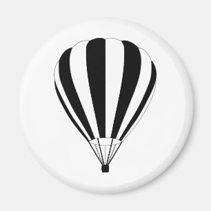 Imán globo de aire caliente desvanecido de la puesta de